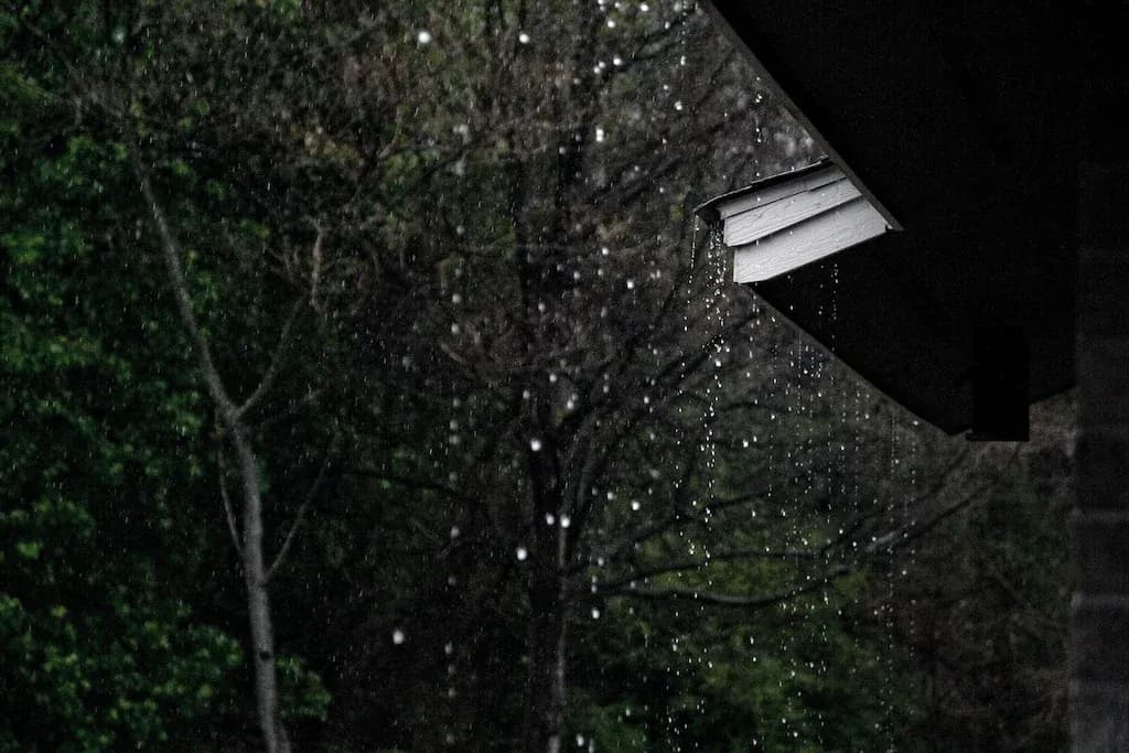 Raining on home
